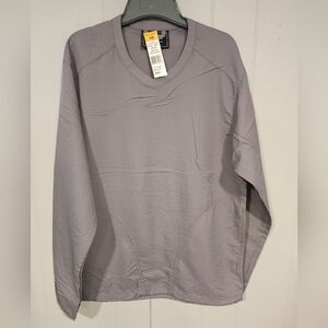 Holloway Ignition Pullover V Neck Men's Small Lightweight Wind Shirt Gray NWT